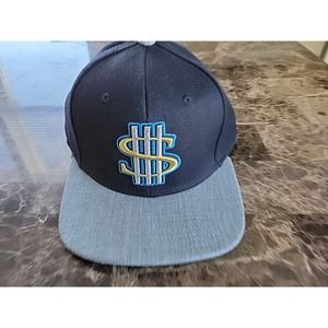 Adidas Dollar Sign Hat Baseball Cap One Size StrapBack Adjustable Black NEW $